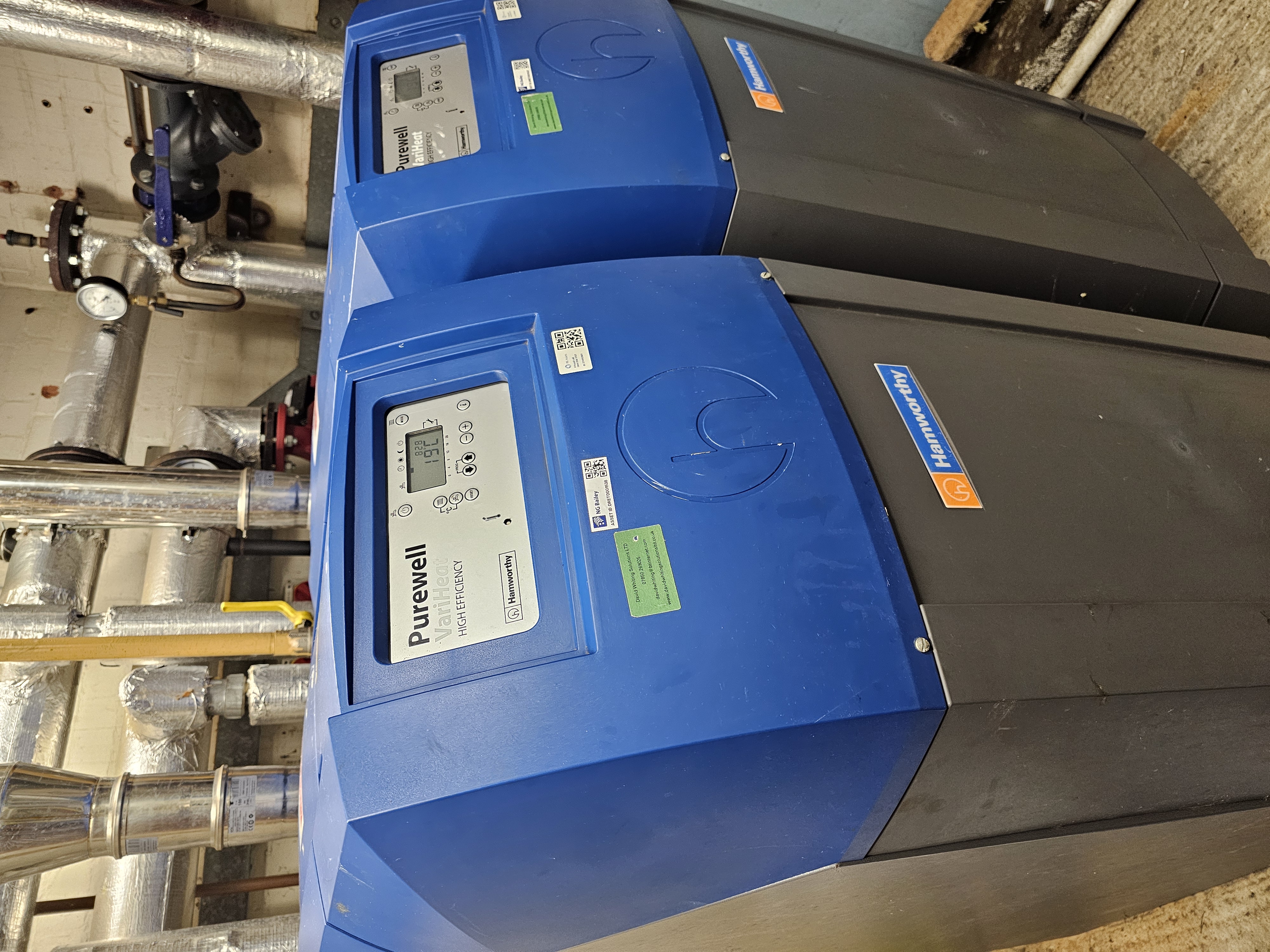 Commercial heating servicing